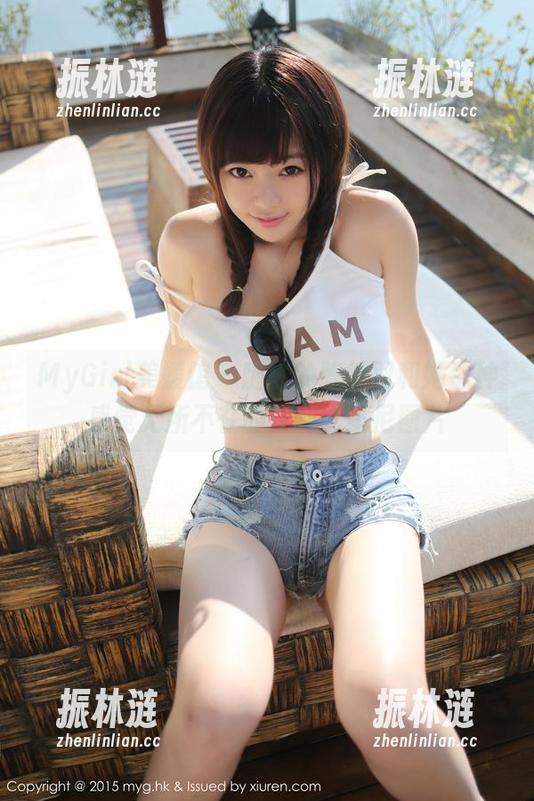 MyGirl美媛馆-陈舒羽 MyGirl美媛馆 - 随性的陈舒羽和她那种感觉无所不在的定制比基尼图片